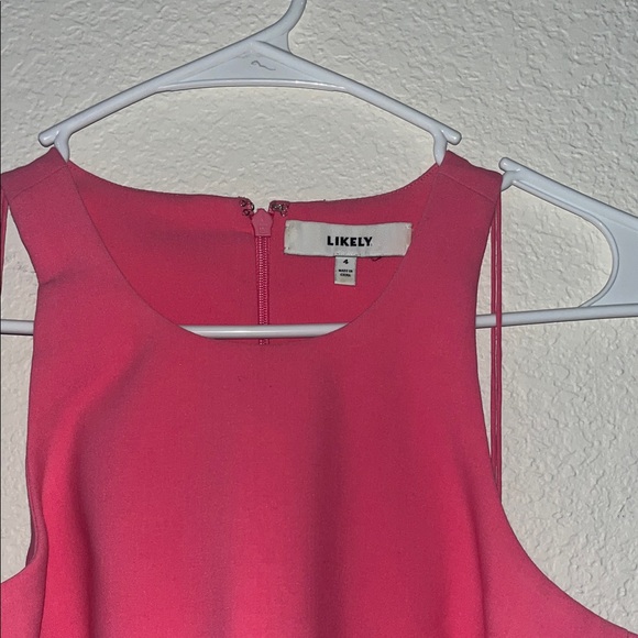 Likely Pink Asymmetrical Dress - Picture 3 of 3